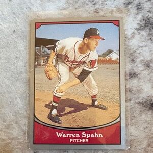 Warren Spahn Baseball Card